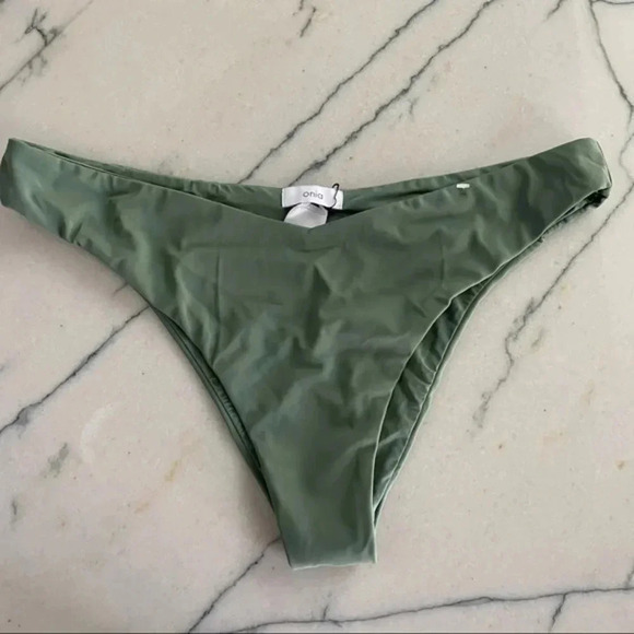 Onia Olive  Dania Bikini Bottom NWOT XL B281 - Picture 2 of 5